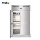고기류 4 문을 위한 1000L 스테인레스 강 냉장고는 냉각 수직 주방 냉동기를 일으킵니다