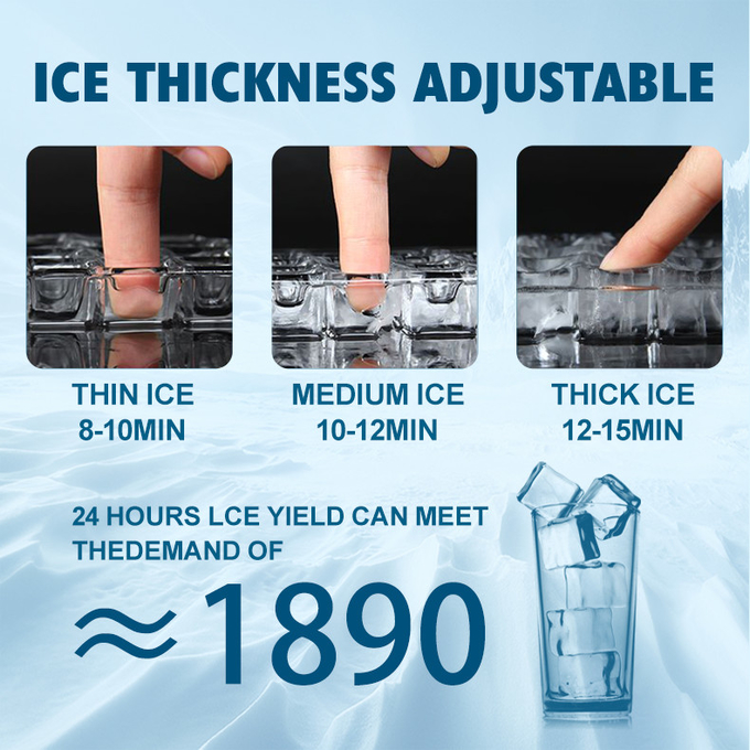 자유로운 입상 80.90kg 얼음 조각 제조기 전자동 120KG 100KG 제빙기 4