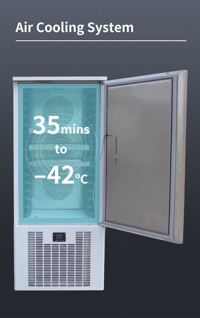 R404A 블라스트 냉동고 냉각기 5 트레이 공기 냉각 블라스트 냉동고 산업 6