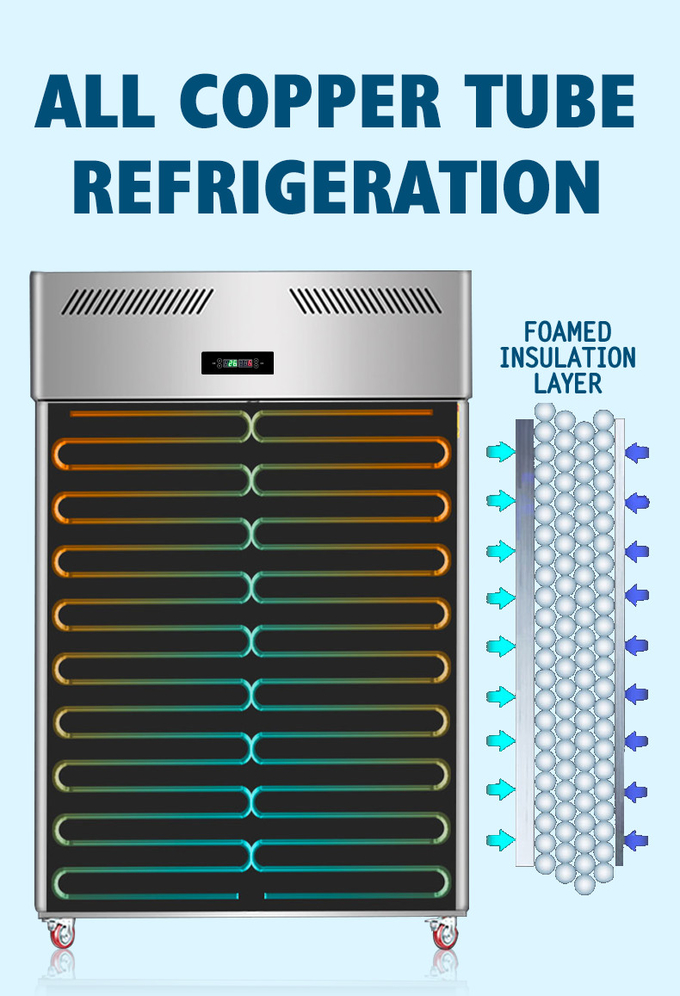 210W 500L 양여닫이는 냉장고  상업적 냉장 설비를 직립시킵니다 7