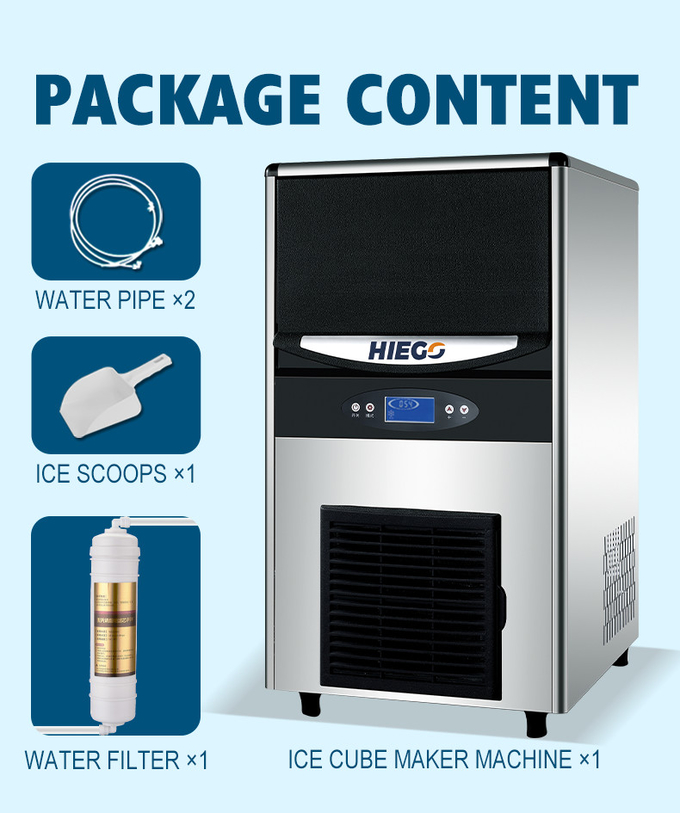 주식에 있는 산업 제빙기 40KG 아이스 큐브 기계를 만드는 얼음 6