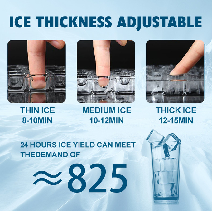 주식에 있는 산업 제빙기 40KG 아이스 큐브 기계를 만드는 얼음 4