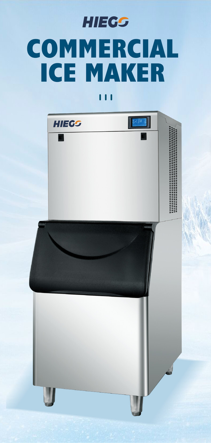 수입된 압축기와  공기 냉각 300KG 자동 제빙장치 0