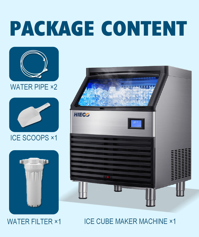 높은 수율 및 식품 등급 80.90kg 얼음 조각 제조기 전자동 120KG 100KG 제빙기 5