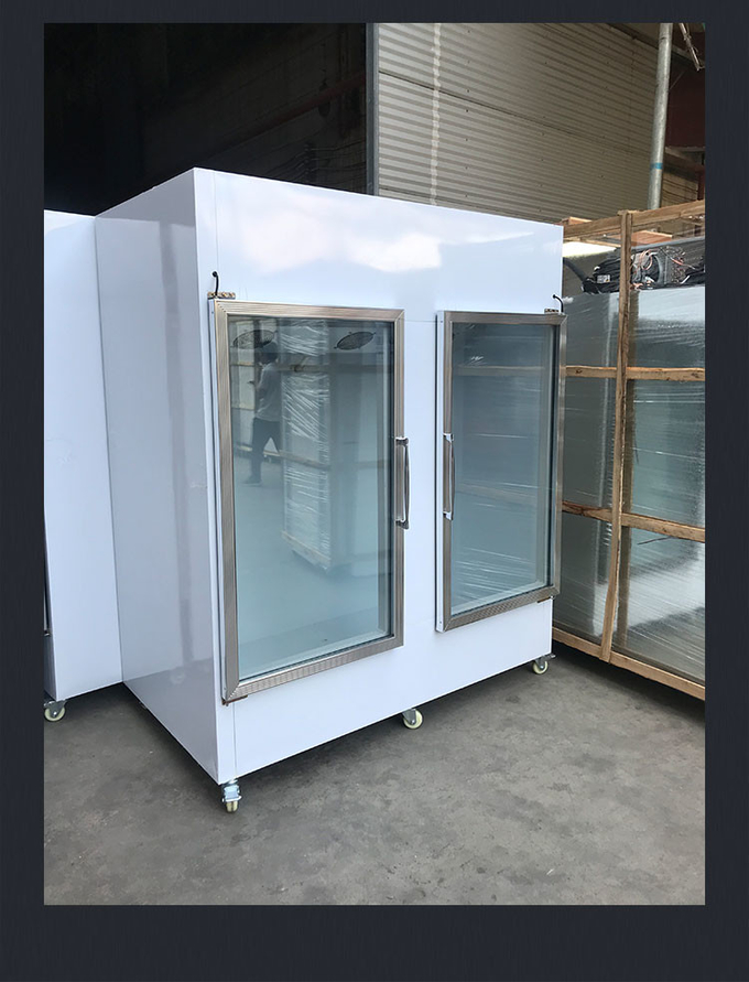 상업적인 얼음 상인 스테인리스 가득 차있는 자동적인 공기 냉각 담그는 냉장고 7