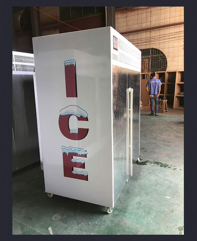 얼음 상인 냉장고 가득 차있는 자동적인 R404a 아이스크림 전시 내각 850l 5